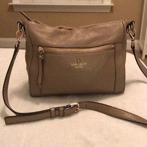 Khaki Colored Kate Spade Purse